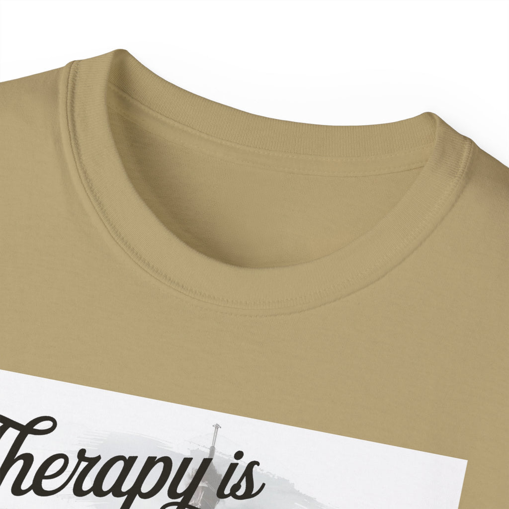 Fashion Quote Tee — "Therapy Is Temporary, Fashion Is Forever" Graphic T-Shirt
