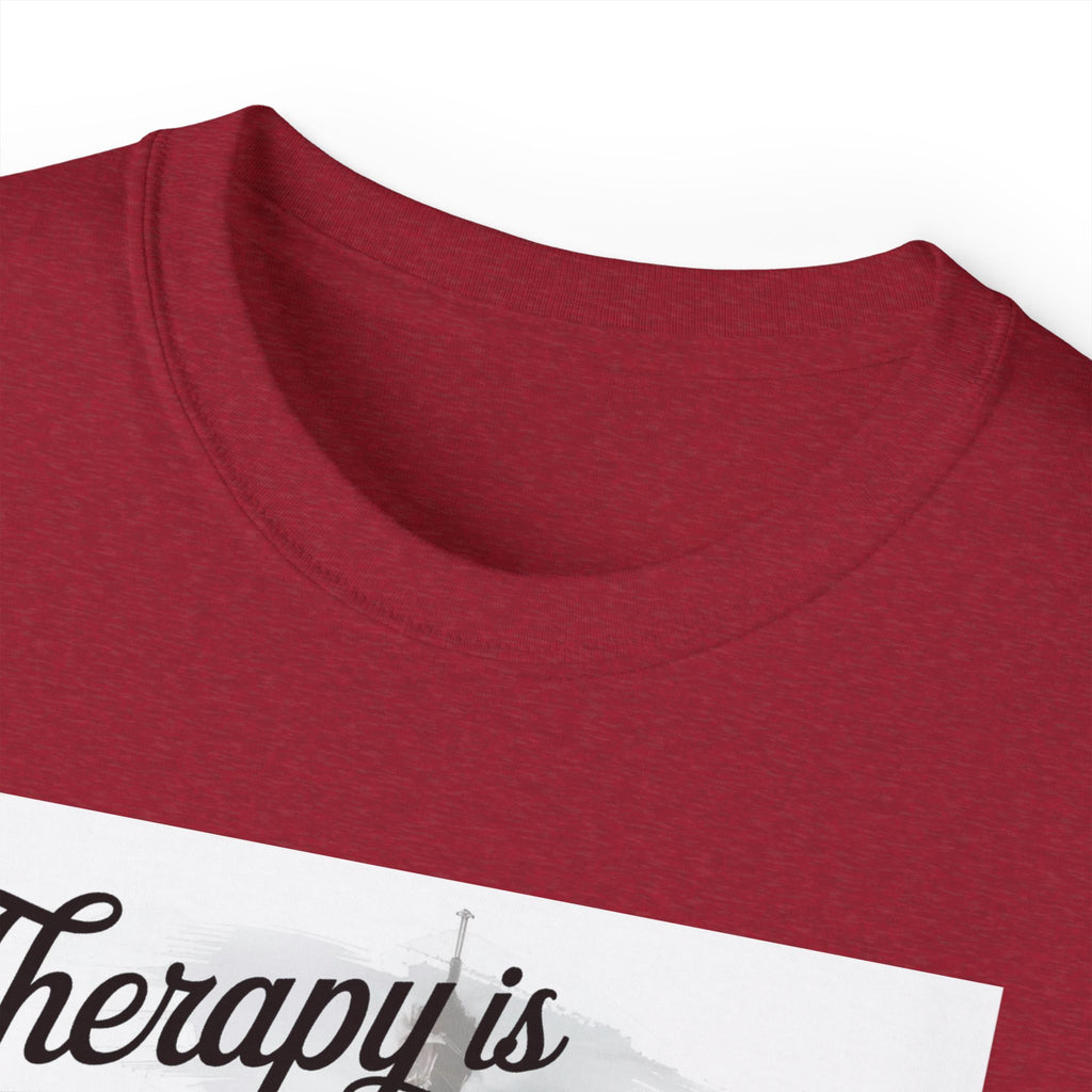 Fashion Quote Tee — "Therapy Is Temporary, Fashion Is Forever" Graphic T-Shirt