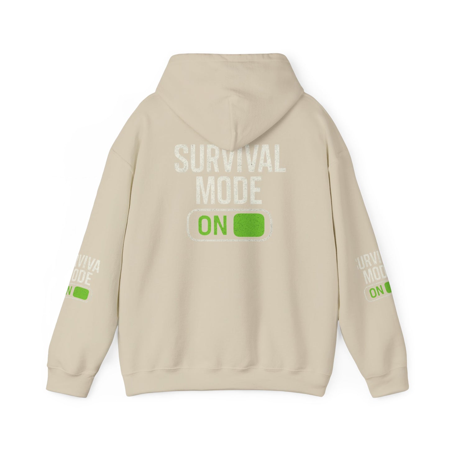 Survival Mode On Hoodie — Casual Graphic Pullover for Everyday Comfort