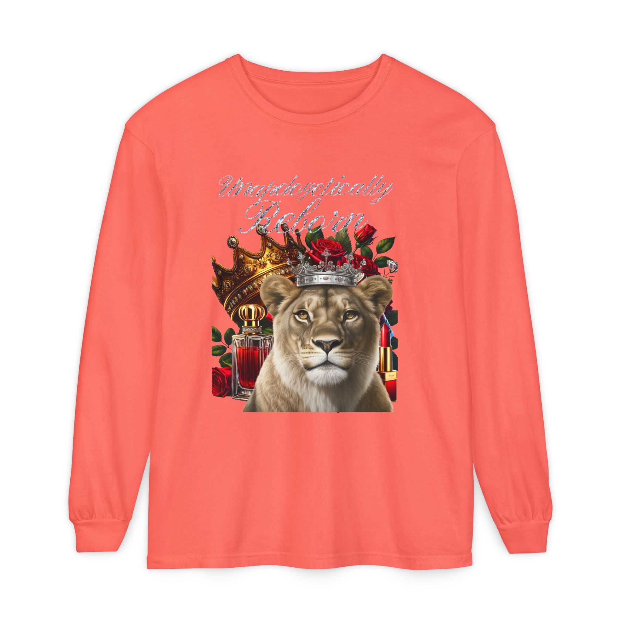 Unapologetically Reborn Long-Sleeve Tee — Strength, Redefined