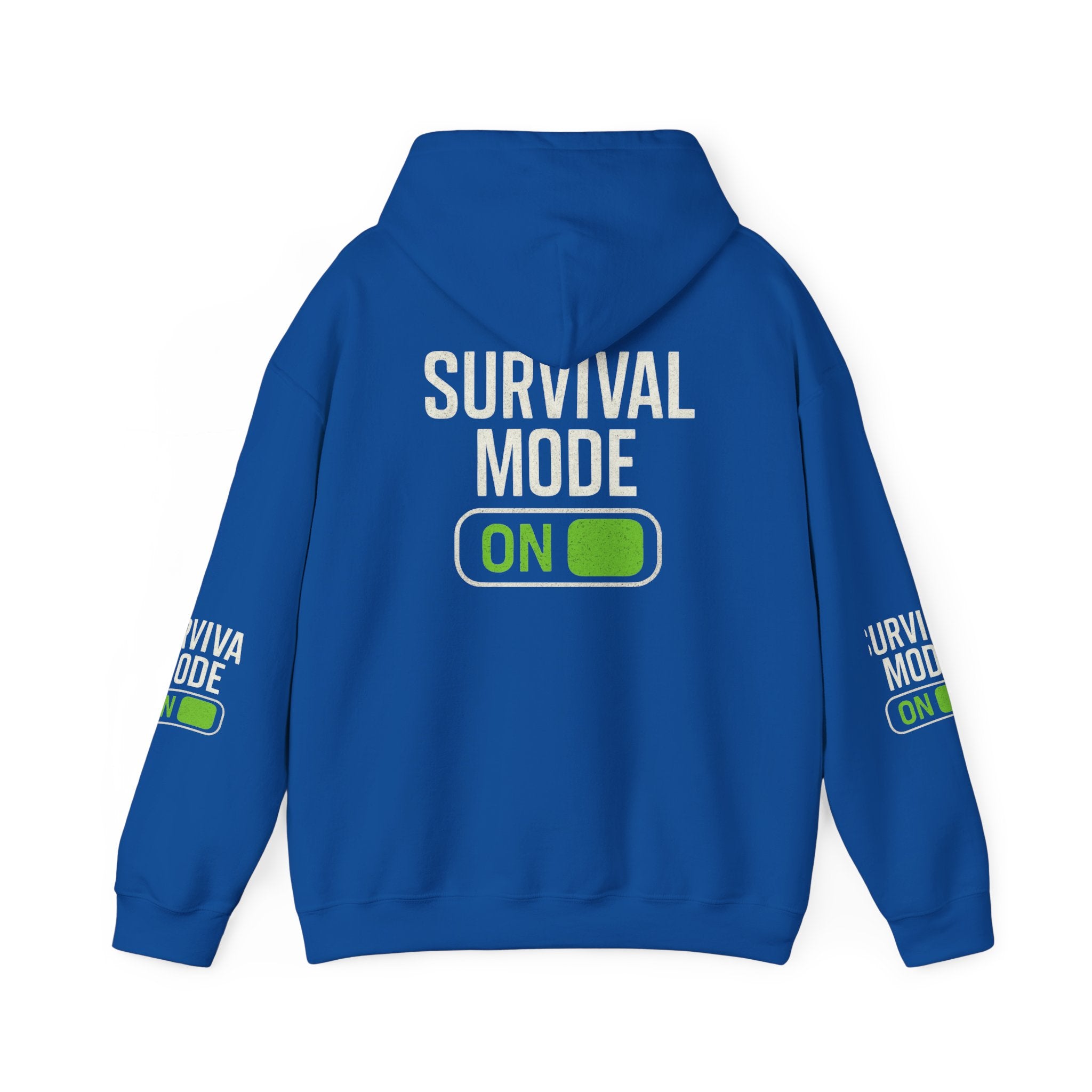 Survival Mode On Hoodie — Casual Graphic Pullover for Everyday Comfort