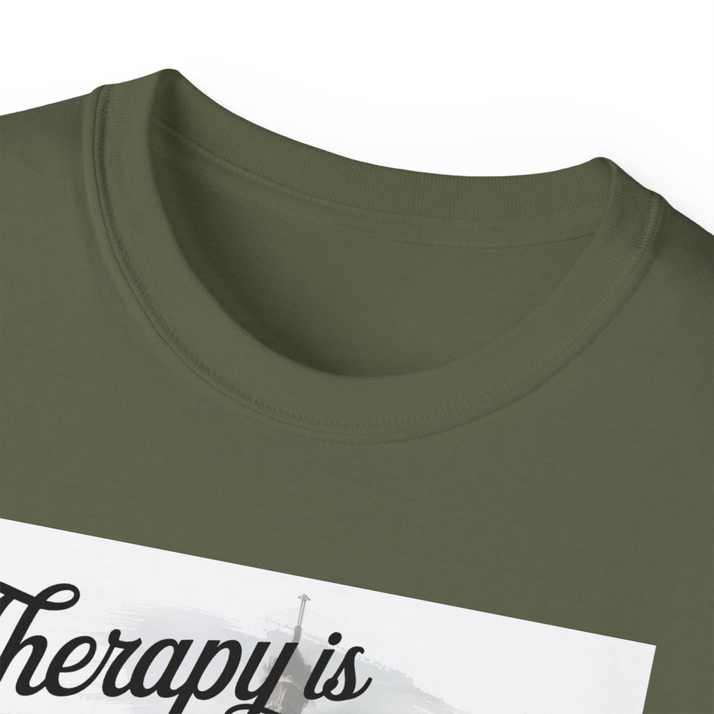 Fashion Quote Tee — "Therapy Is Temporary, Fashion Is Forever" Graphic T-Shirt