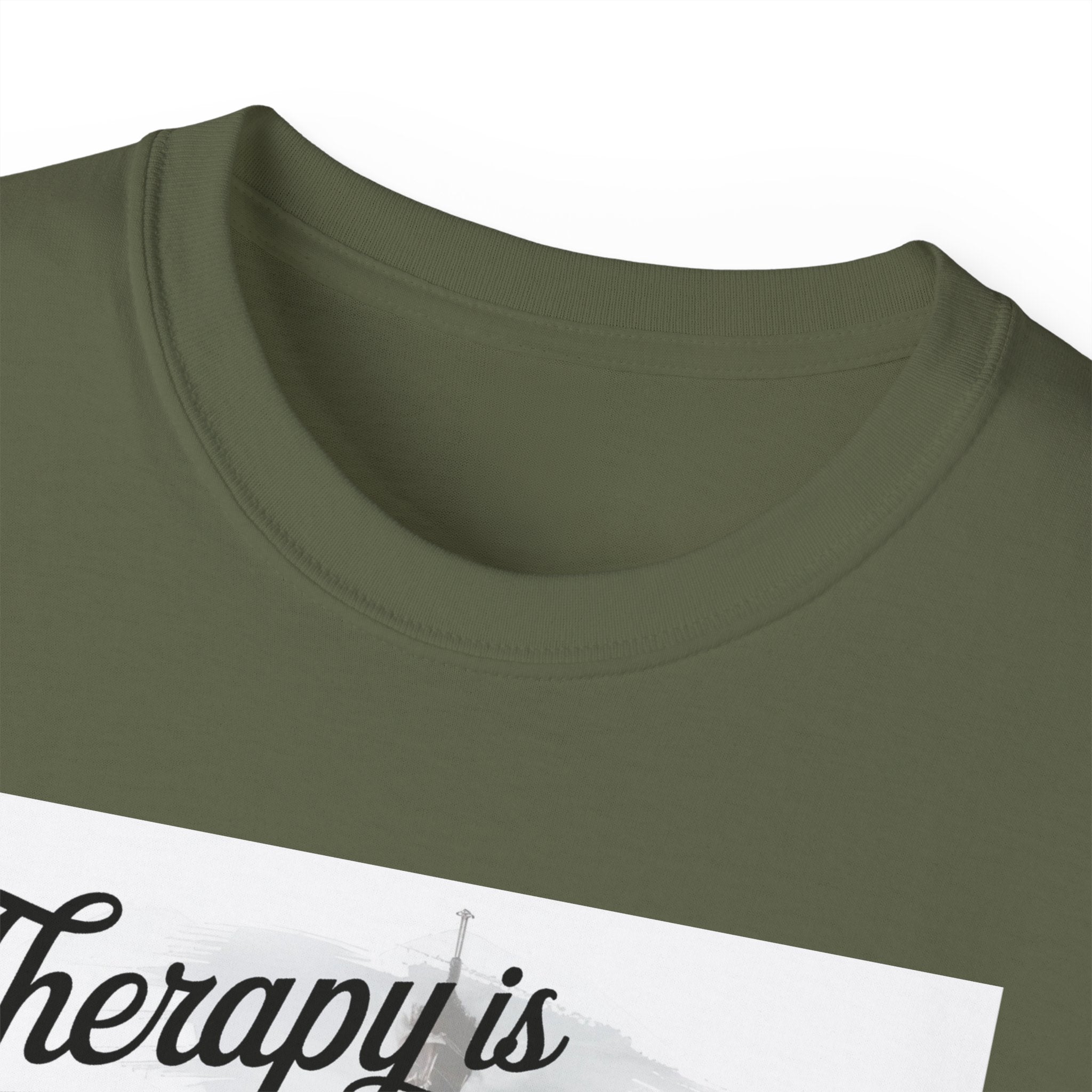 Fashion Quote Tee — "Therapy Is Temporary, Fashion Is Forever" Graphic T-Shirt