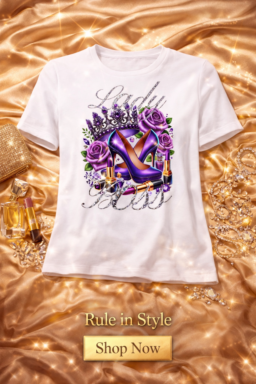 LADY BOSS STATEMENT TEE