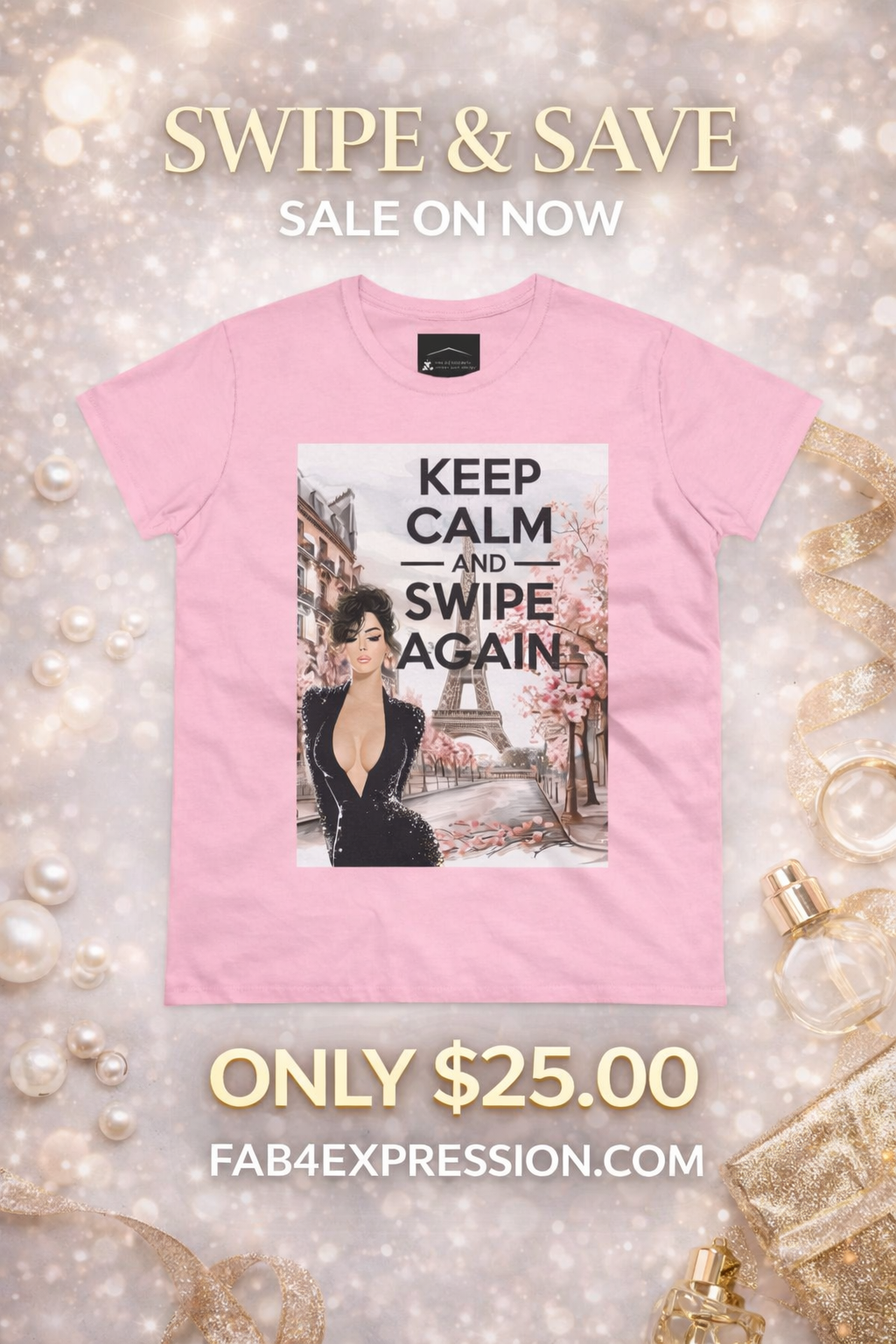 Keep Calm & Swipe Tee