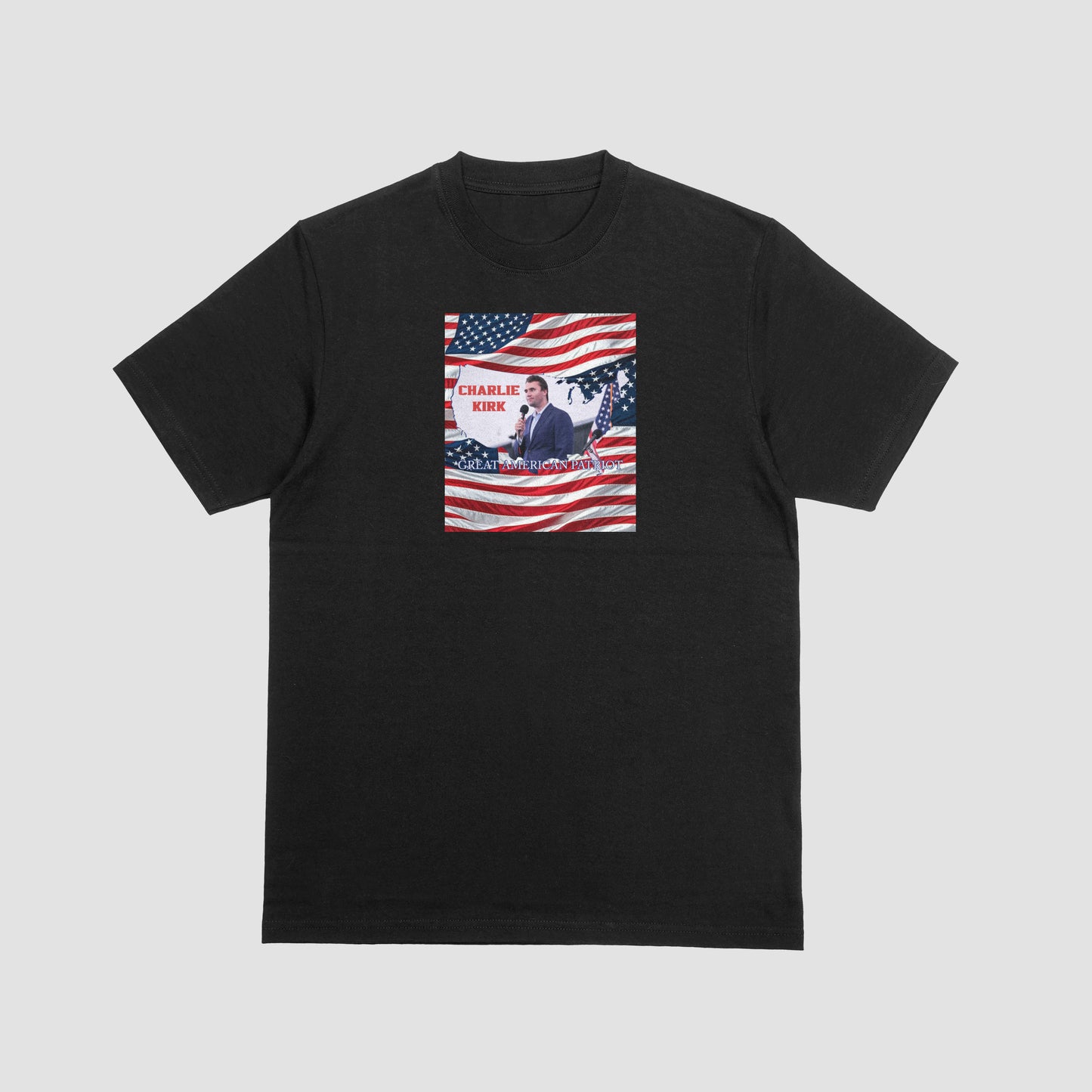 Charlie Kirk American Flag