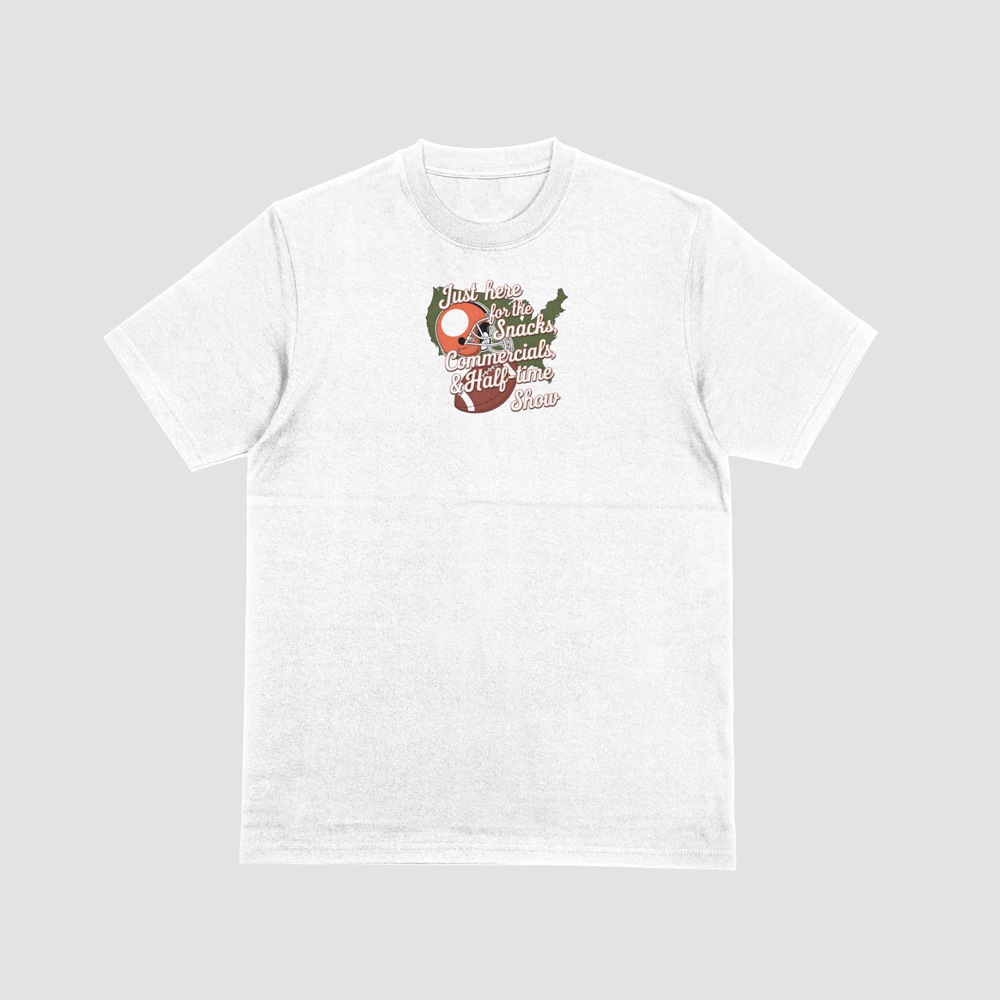 Just Here for the Snacks, Commercials & Half-time Show