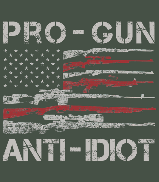 Pro Gun Anti-idiot T-shirt