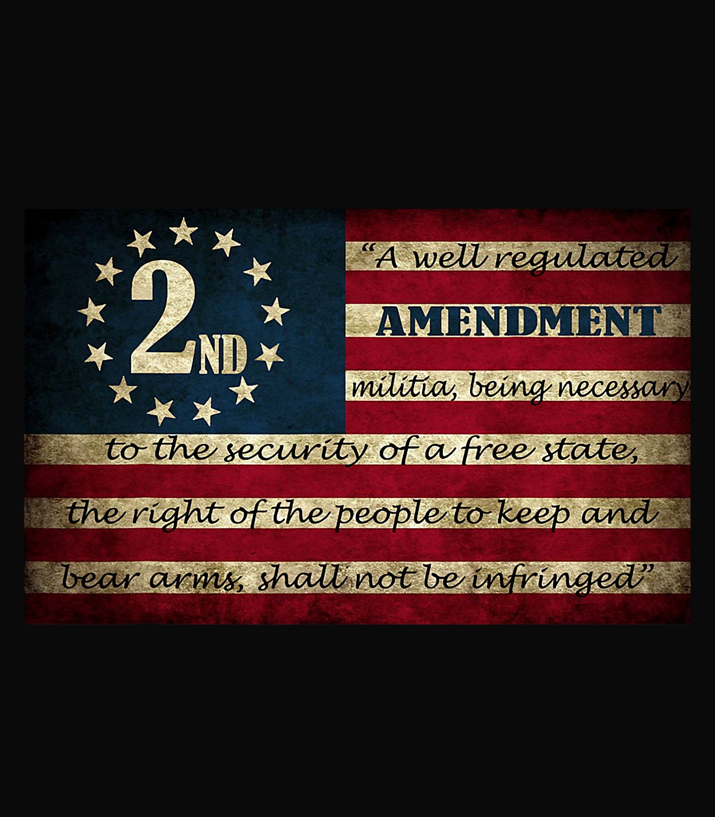2ND Amendment American Flag