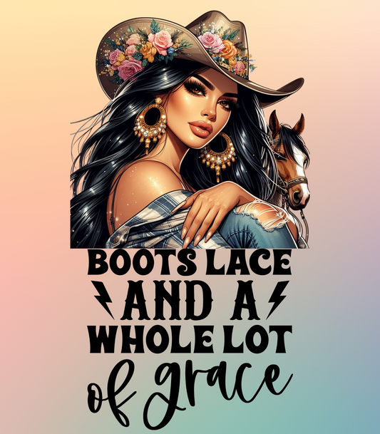 Boots Lace and a Whole Lot of Grace