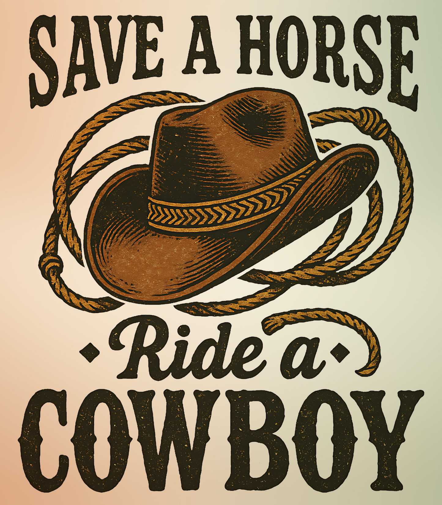 Save a Horse Ride a Cowboy