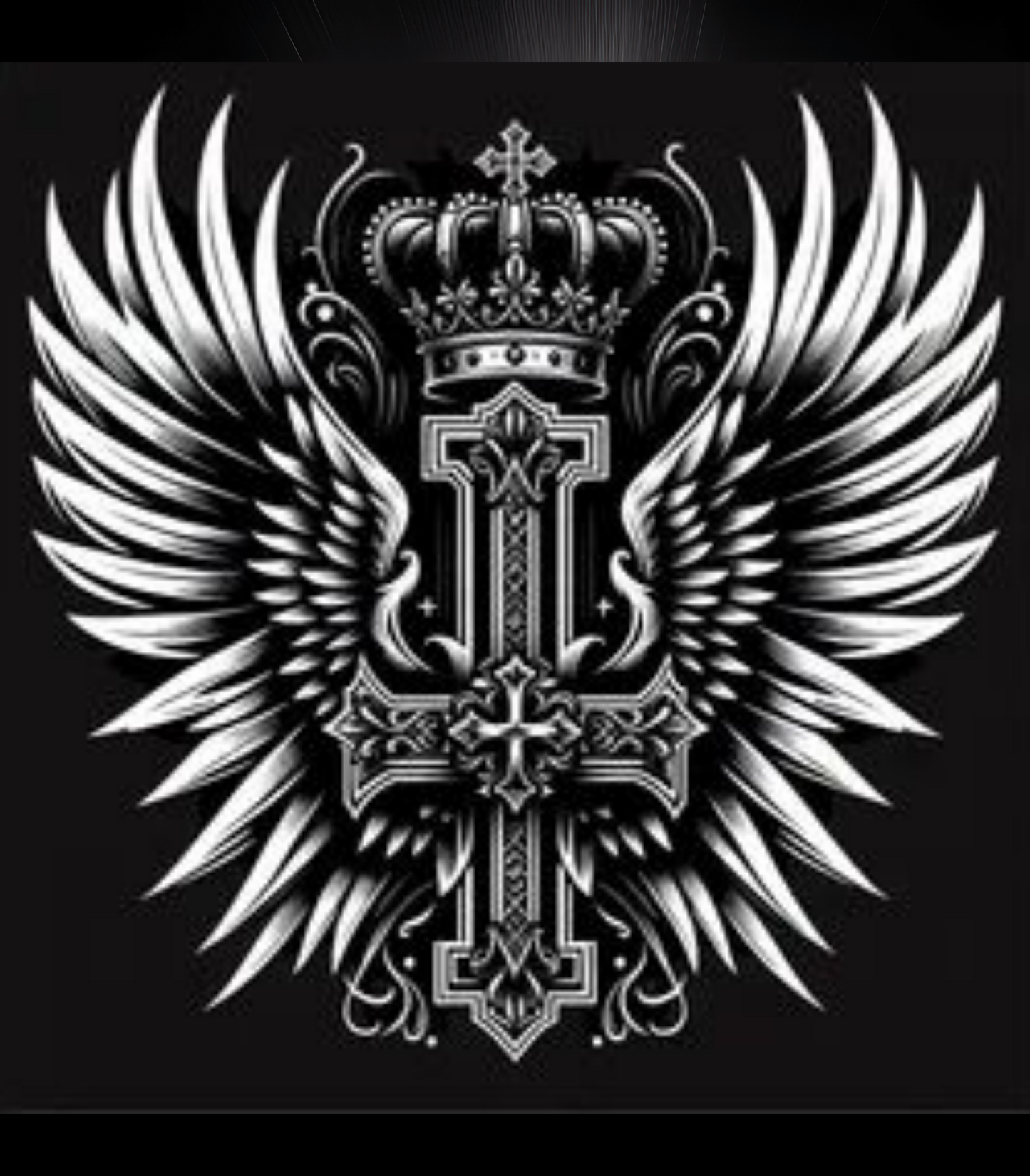 Wings, Crown, Cross