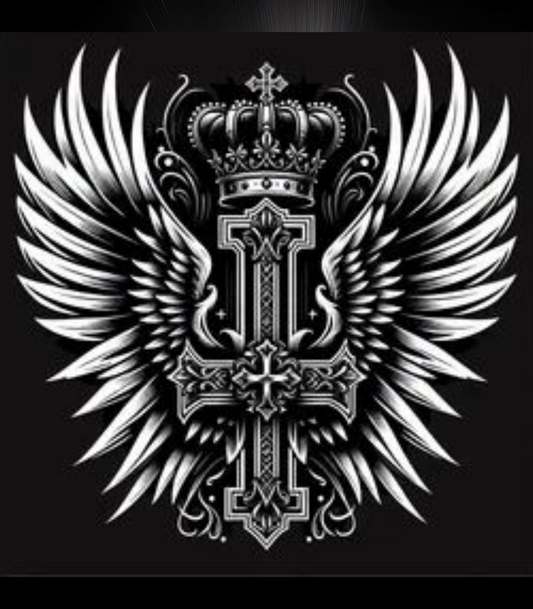 Wings, Crown, Cross