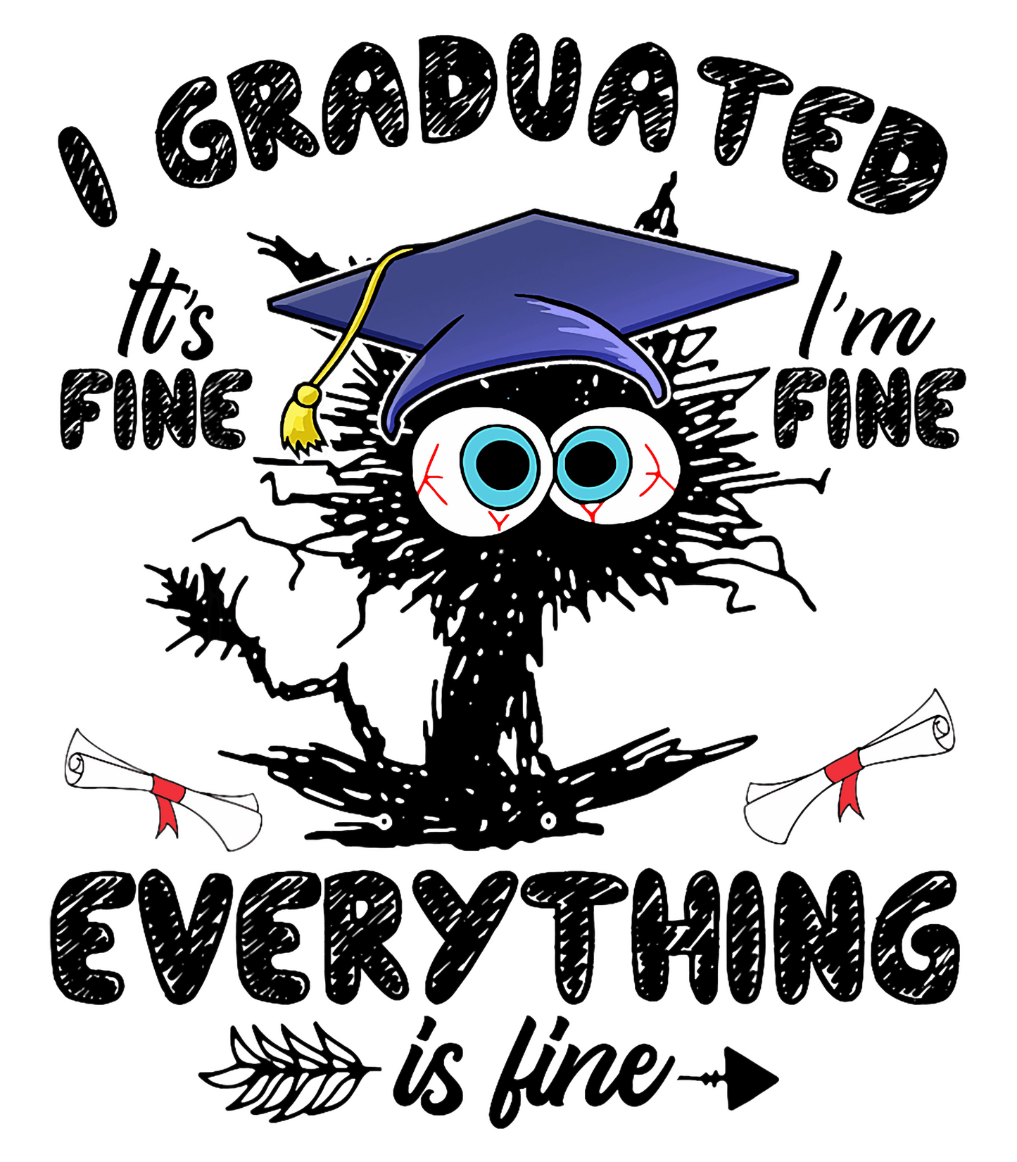 I Graduated. It's Fine, I'm Fine, Everything is Fine