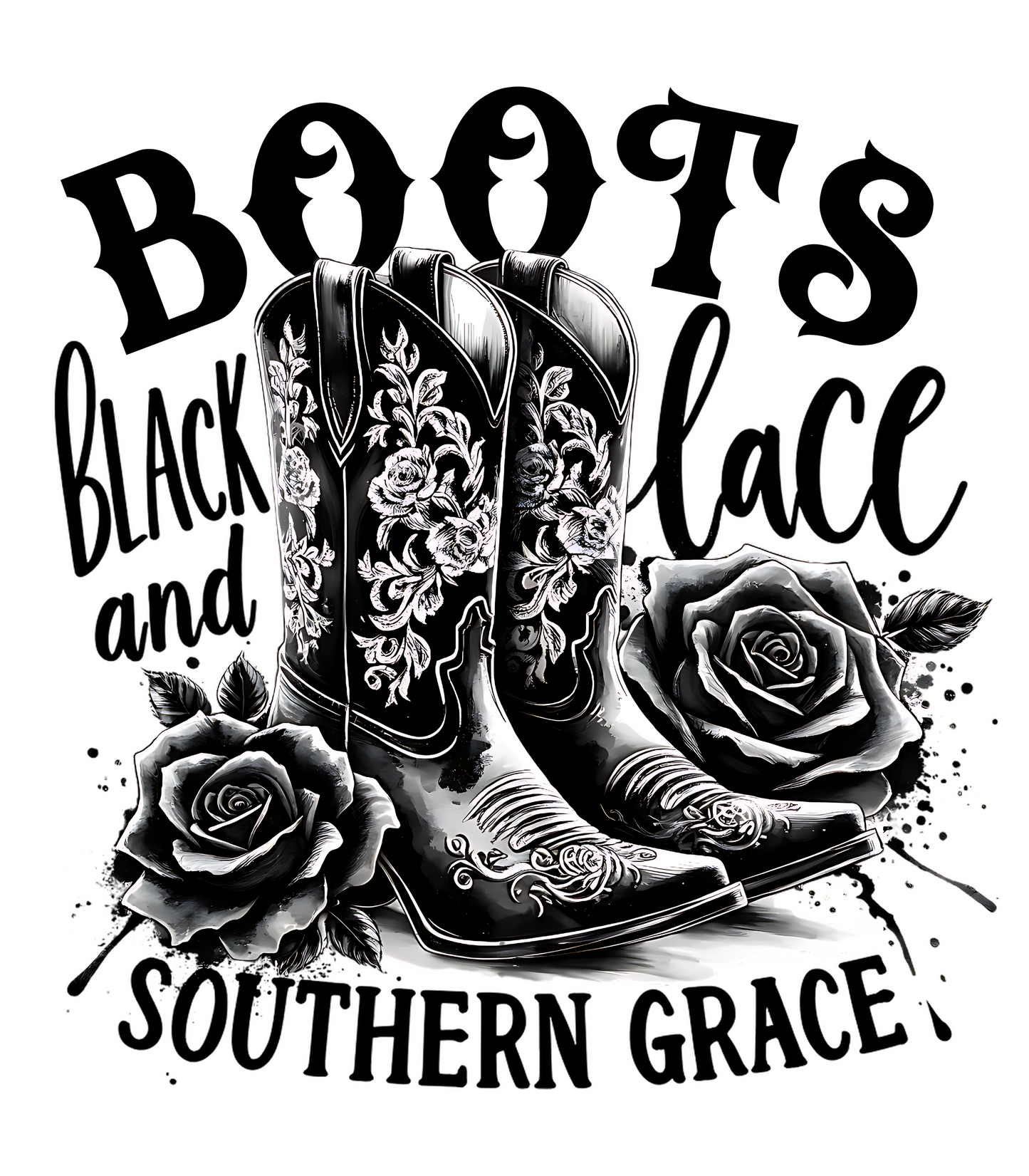 Boots, Black Lace and Southern Grace