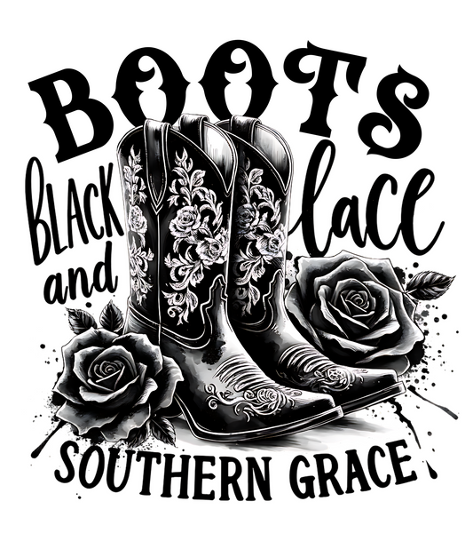 Boots, Black Lace and Southern Grace