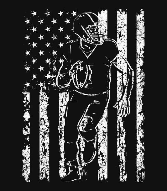 Football American Flag