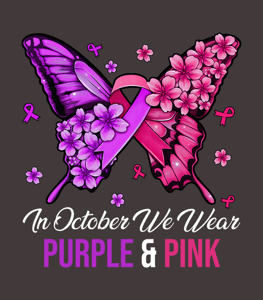 In October We Wear Purple & Pink