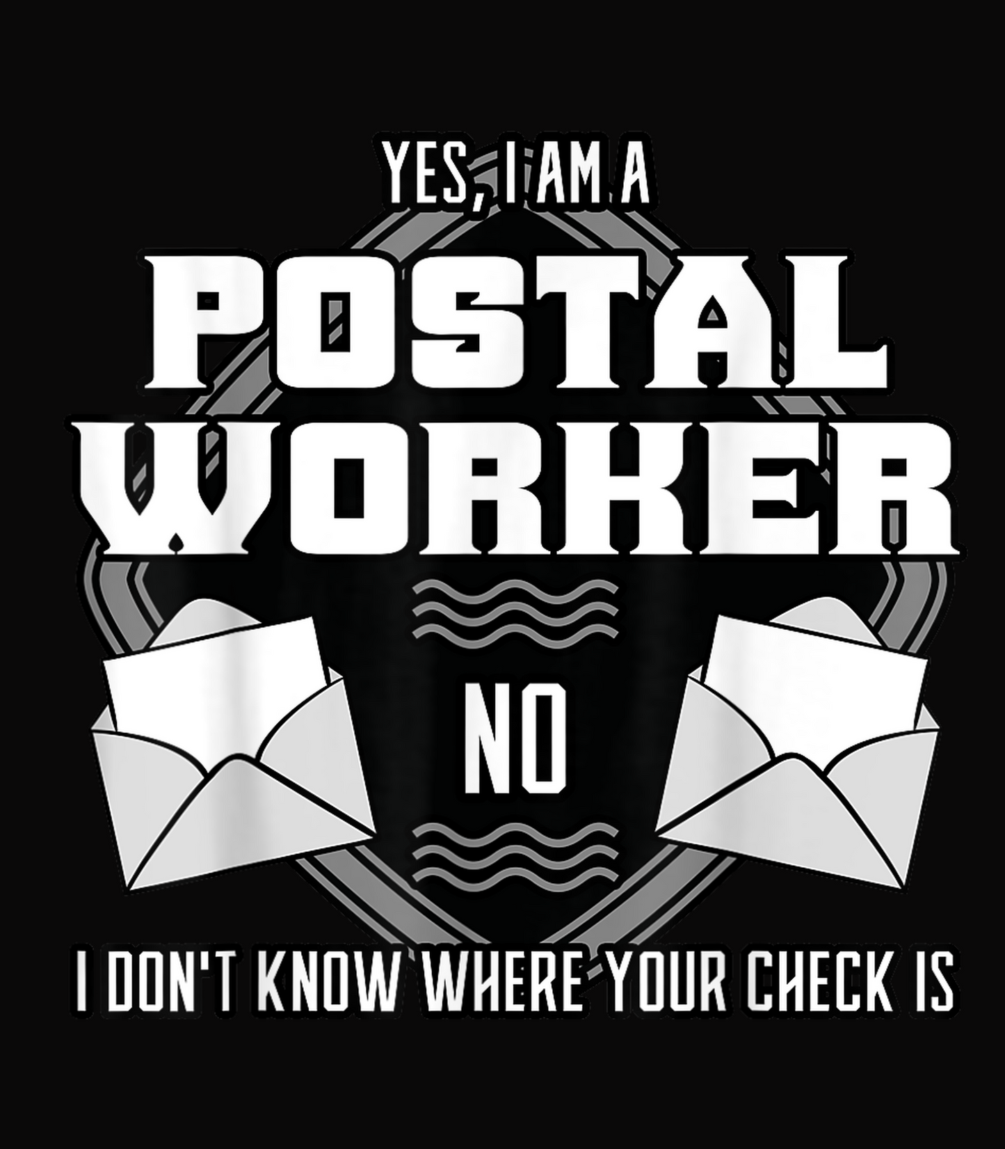 Yes, I Am A Postal Worker NO I Don't Know Where Your Check Is