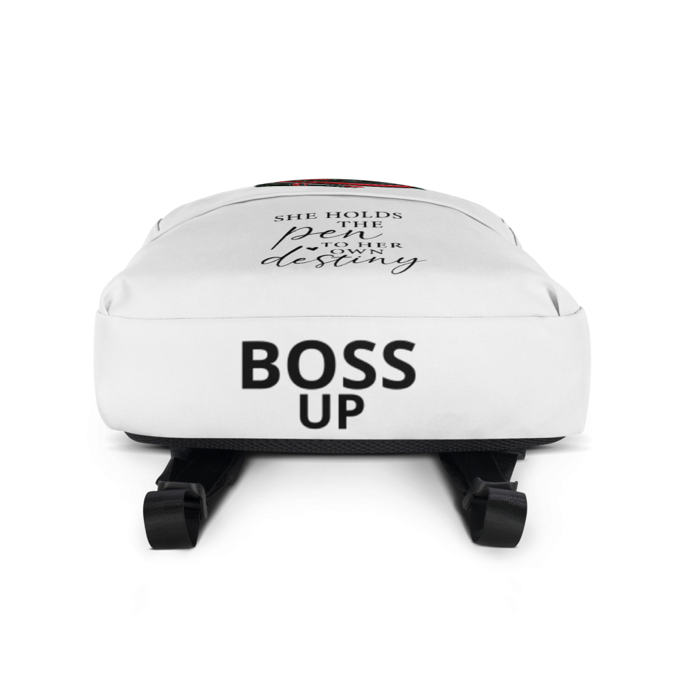 Boss Up Roses & Lipstick Fashion Backpack