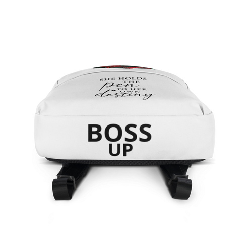 Boss Up Roses & Lipstick Fashion Backpack