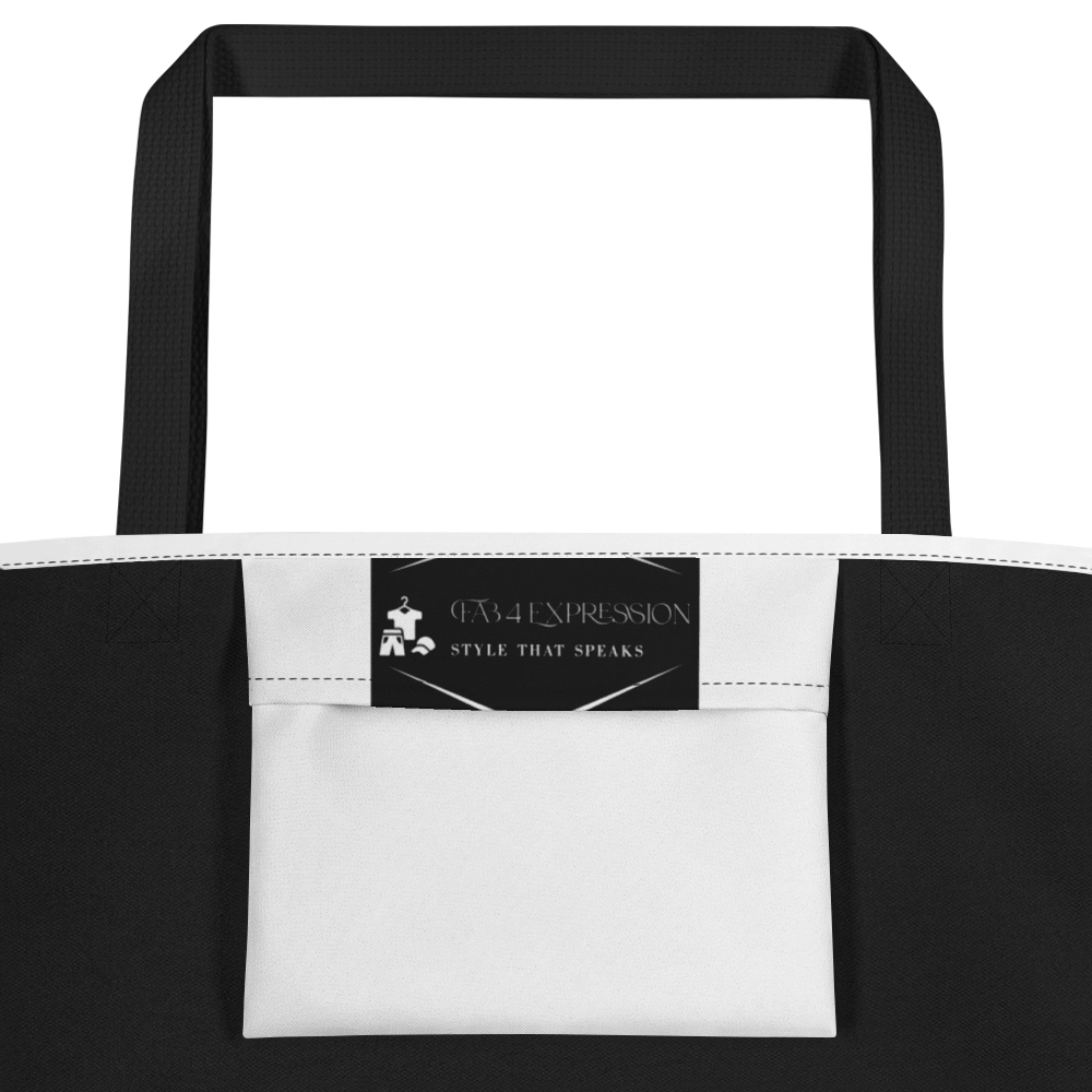 Boss Vibes – Empowered Woman Large Tote Bag (Double-Sided Design)