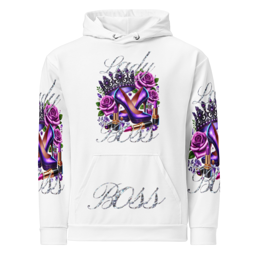LADY BOSS ALL-OVER PRINT HOODIE