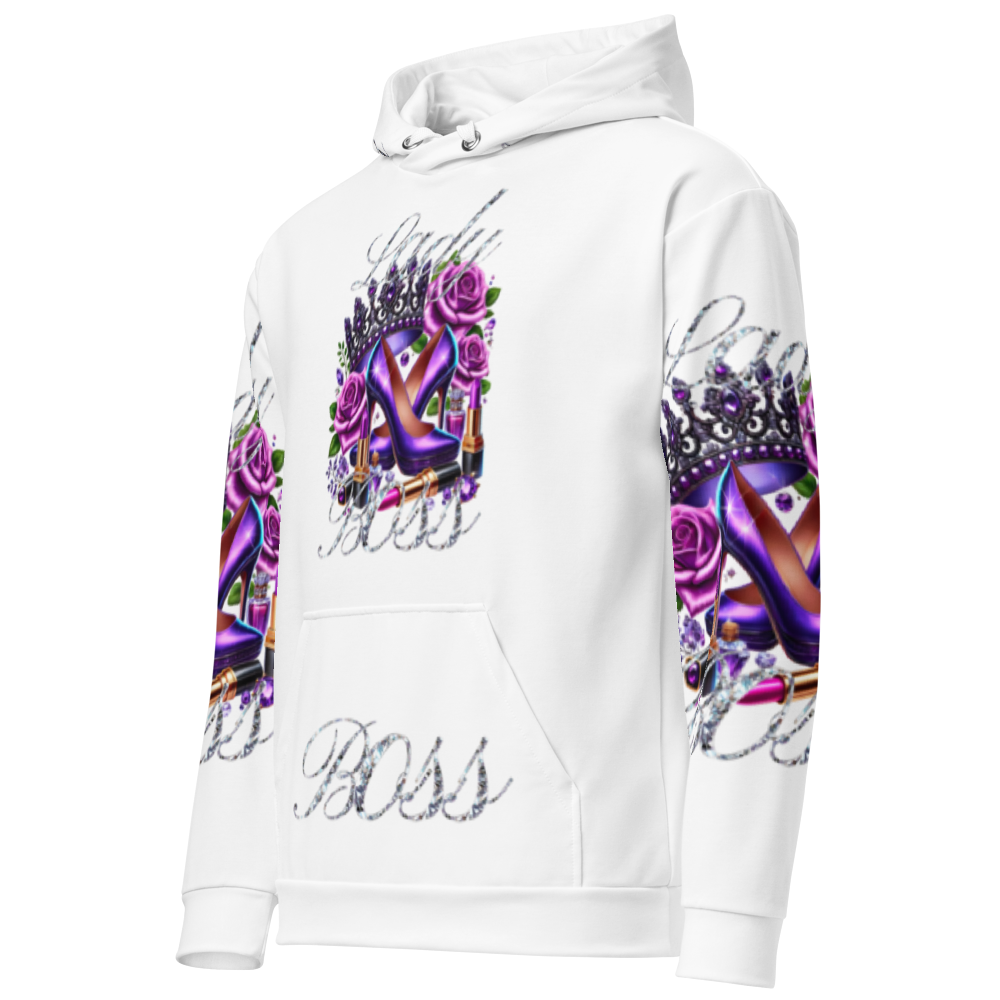 LADY BOSS ALL-OVER PRINT HOODIE