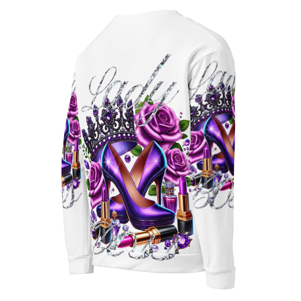 LADY BOSS ALL-OVER PRINT SWEATSHIRT