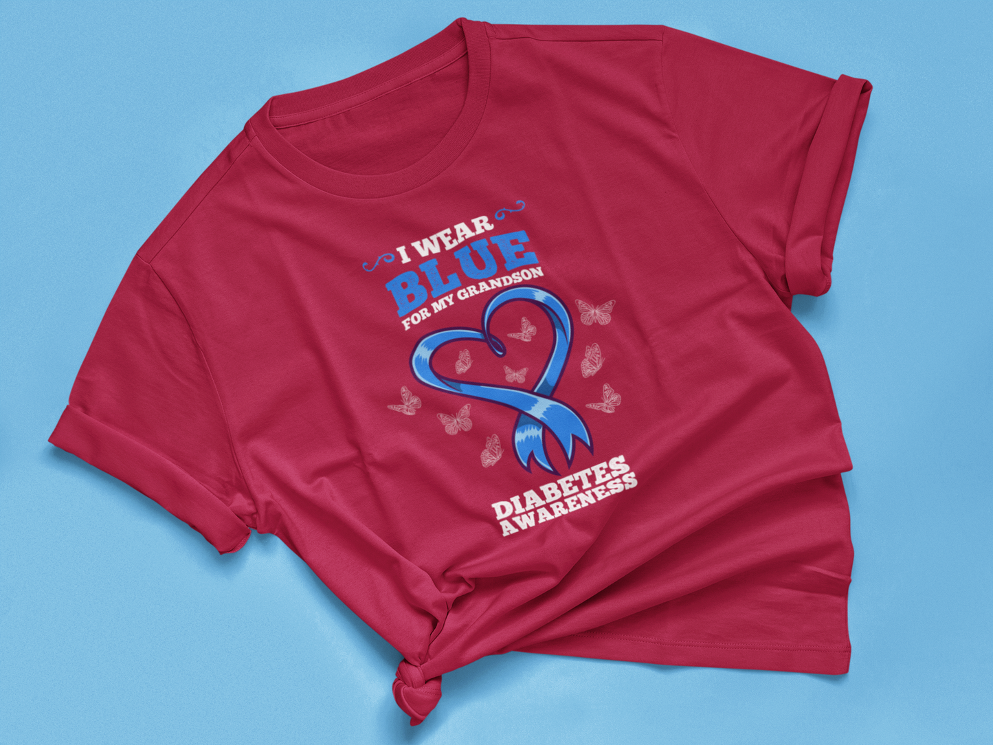 I WEAR BLUE FOR MY GRANDSON