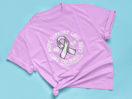 HOPE, SUPPORT, LOVE, CURE, COURAGE