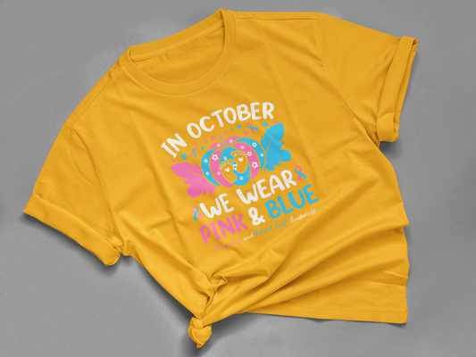 In October We Wear Pink & Blue #9