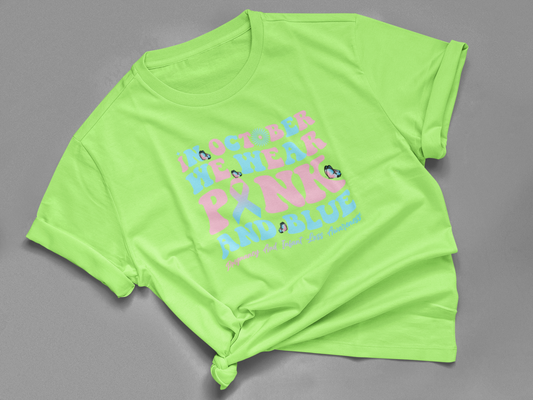 In October We Wear Pink & Blue #8