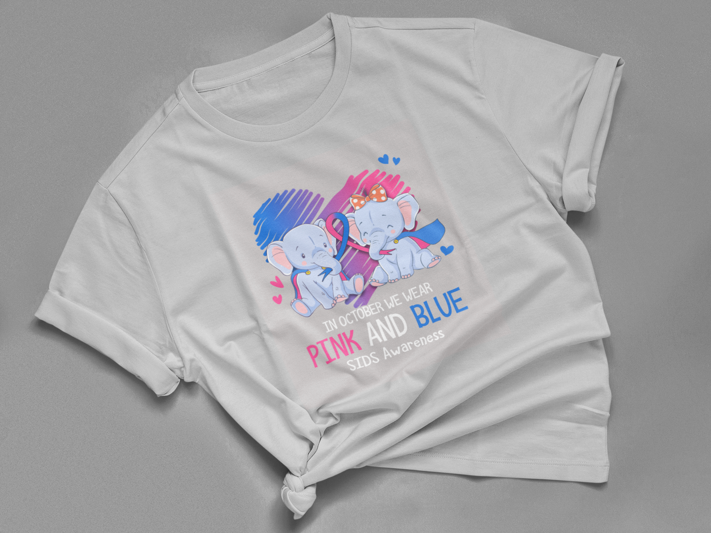 In October We Wear Pink And Blue (SIDS Awareness)