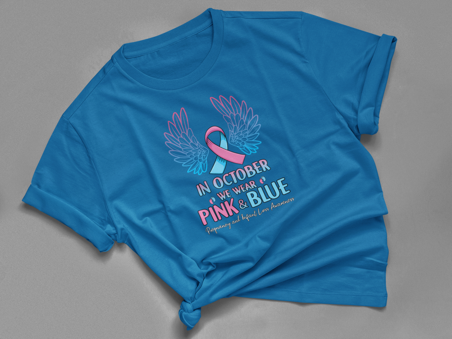 In October we Wear Pink & Blue #11