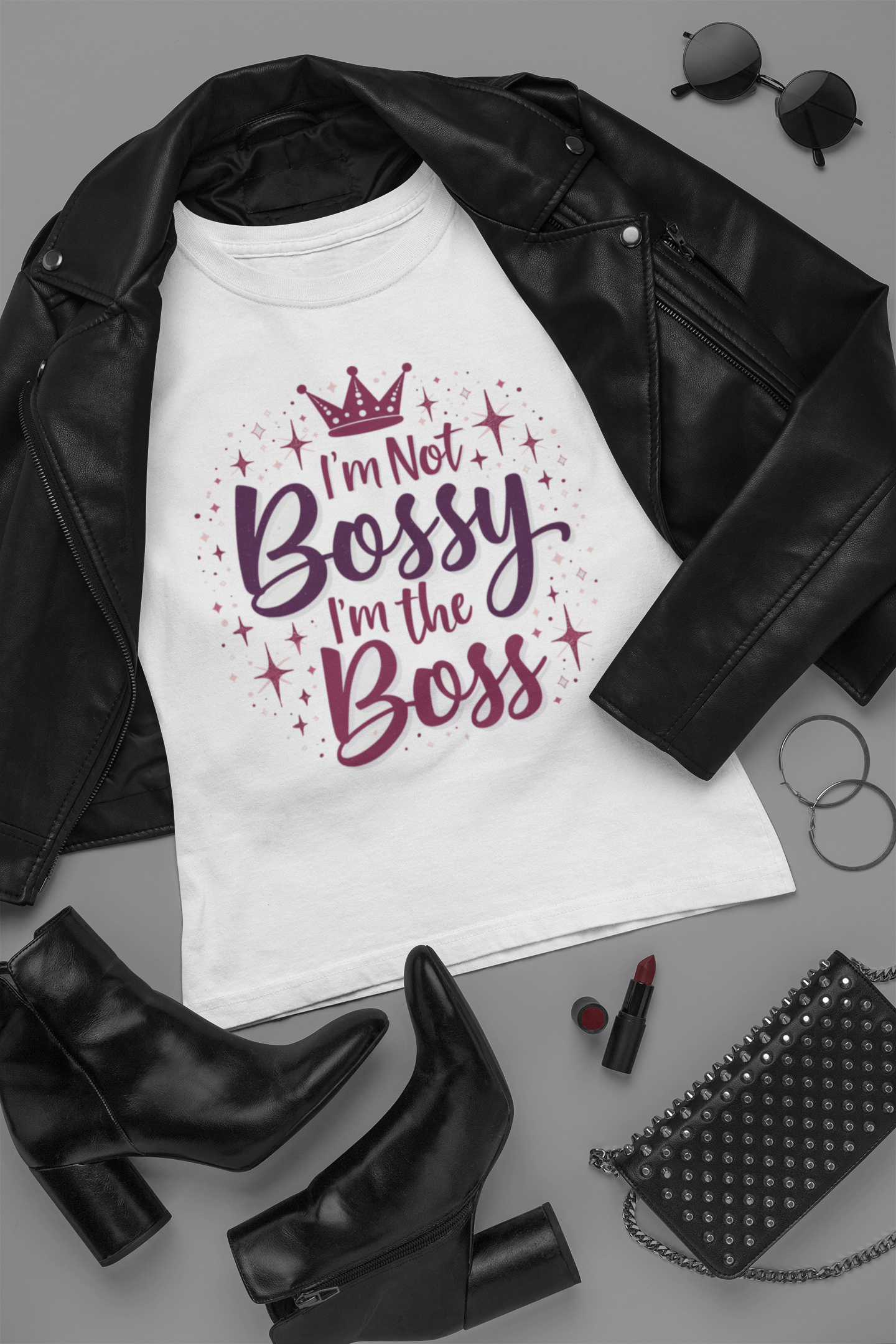 “I’m Not Bossy, I’m the Boss” Women’s Empowerment Tee – Cute Feminine Boss Shirt