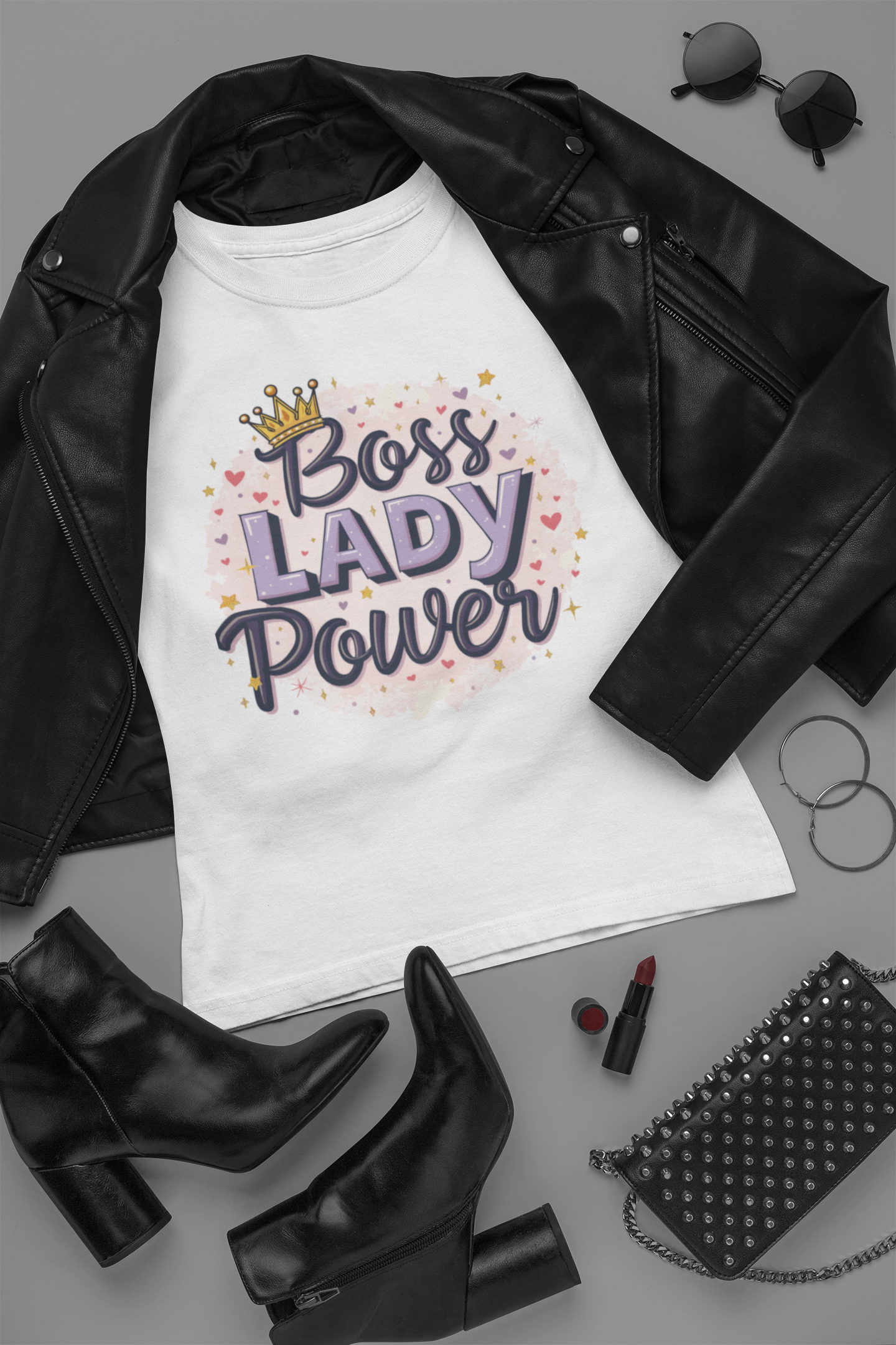 Boss Lady Power Graphic Tee – Empowerment Shirt for Women | Girl Boss Outfit