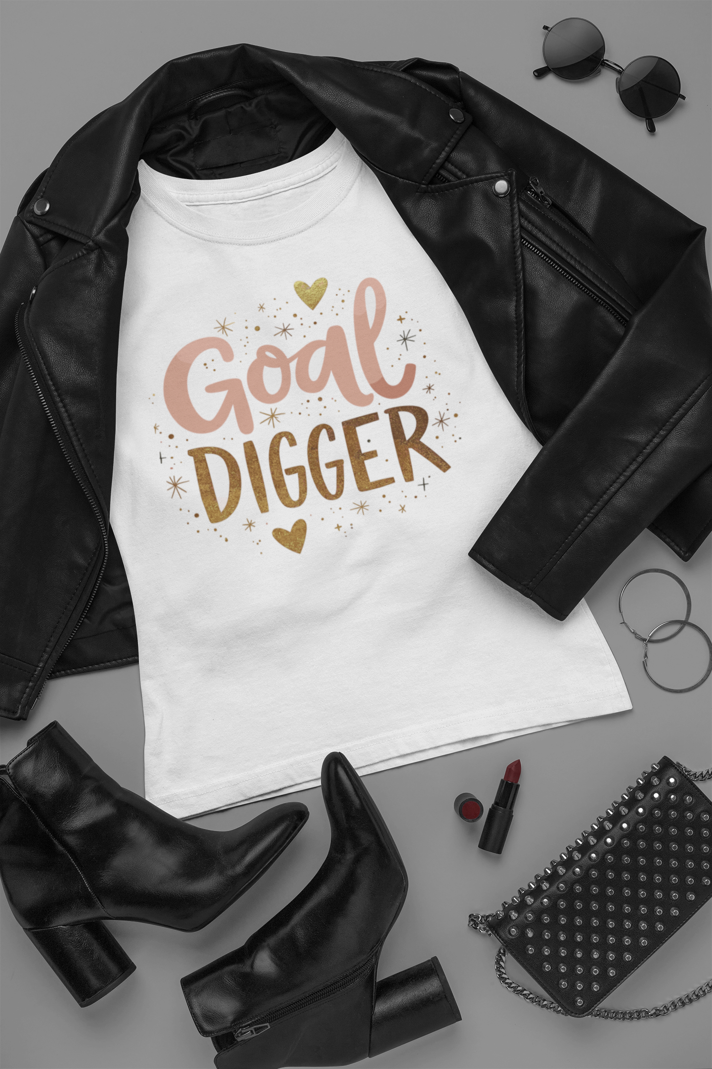 Goal Digger™ Inspirational Women’s Tee – Motivational Shirt for Boss Ladies & Entrepreneurs