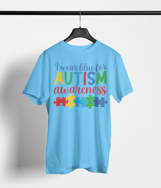 I wear blue for Autism