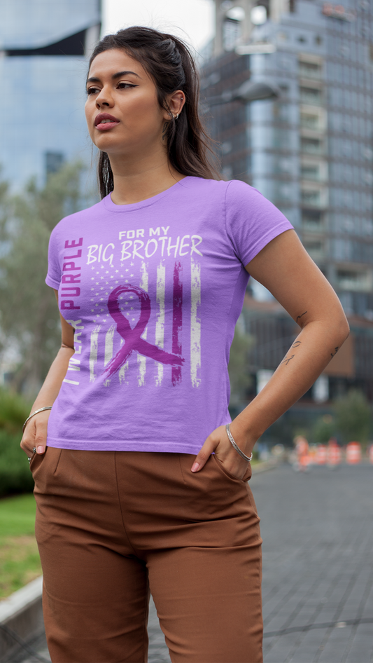 I WEAR PURPLE FOR MY BIG BROTHER