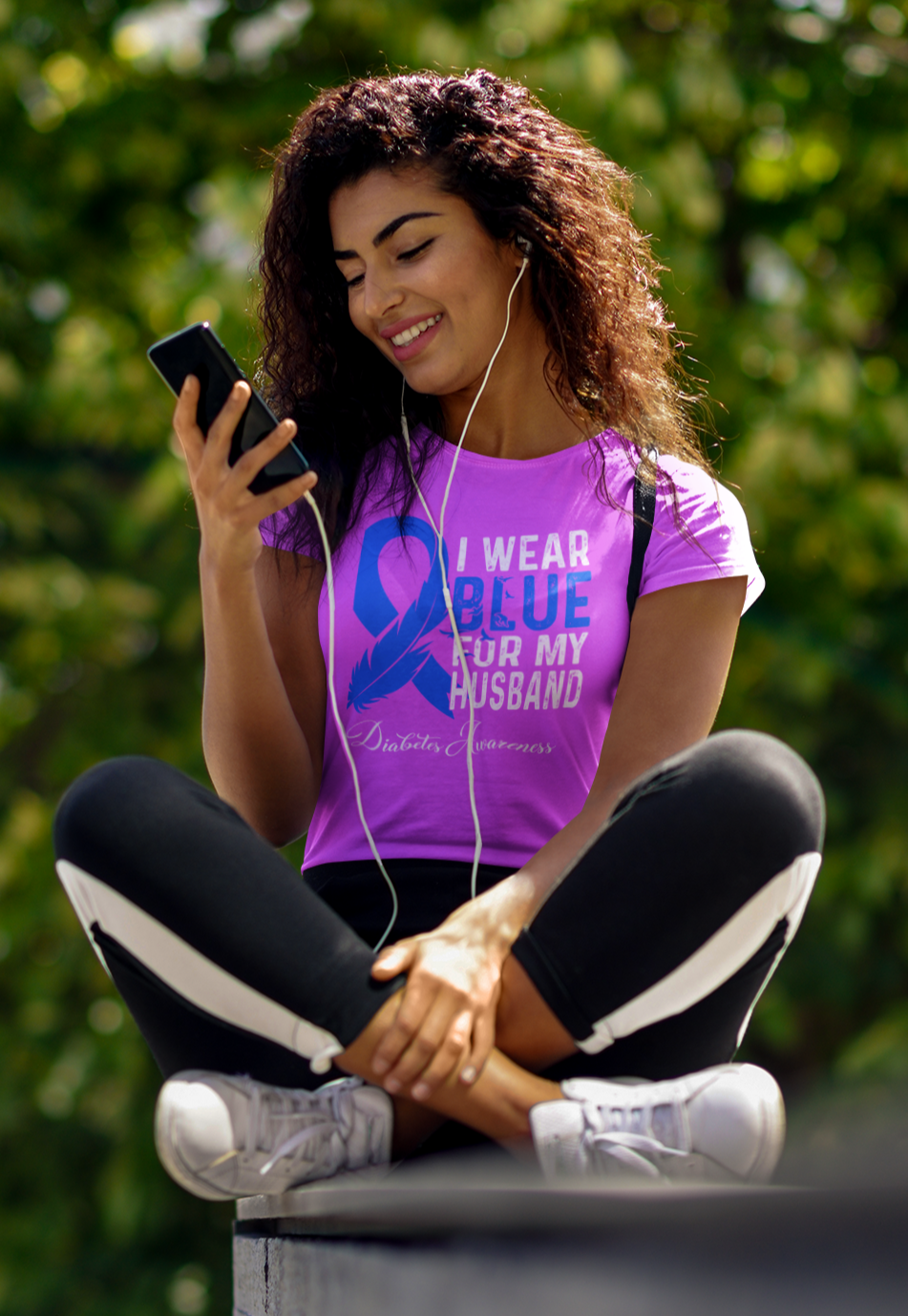 I WEAR BLUE FOR MY HUSBAND