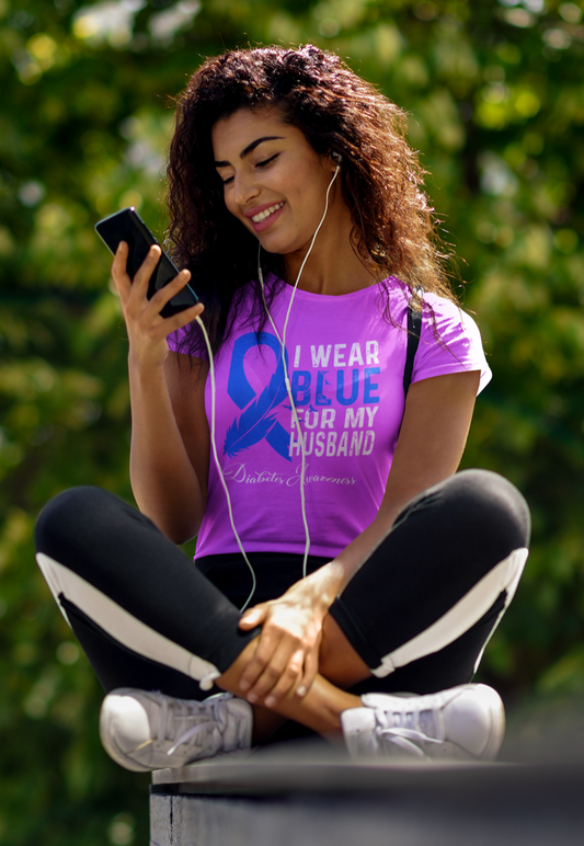 I WEAR BLUE FOR MY HUSBAND